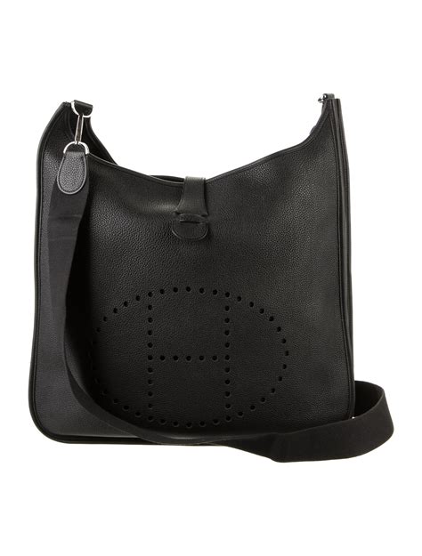 hermes togo evelyne iii tgm black|hermes evelyne crossbody.